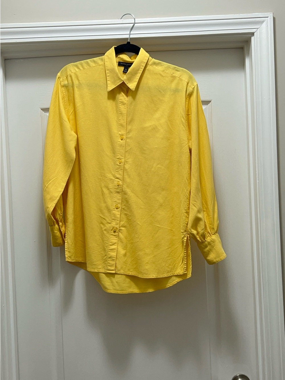 Banana Republic Factory Women’s Linen-Rayon Oversized Button-Down Shirt XS